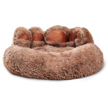 Cute Dog Bear Paw Shape Dog Bed / Cozy Plush Cute Cat Beds For Indoor Cats