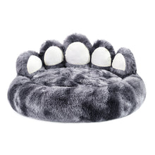 Cute Dog Bear Paw Shape Dog Bed / Cozy Plush Cute Cat Beds For Indoor Cats