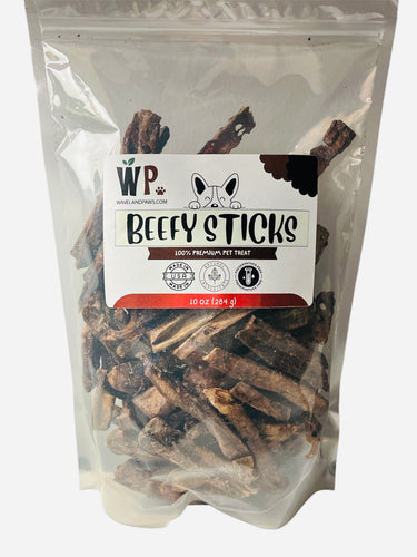 Beefy Sticks Dog Treats 10oz
