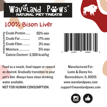 Bison Liver Freeze-Dried Pet Treats 3oz